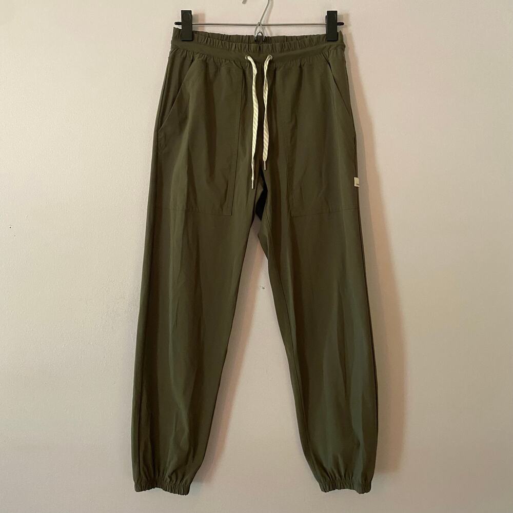 Vuori Oregano Green Miles Drawstring Jogger Pants Sportswear Gorpcore Women's XS